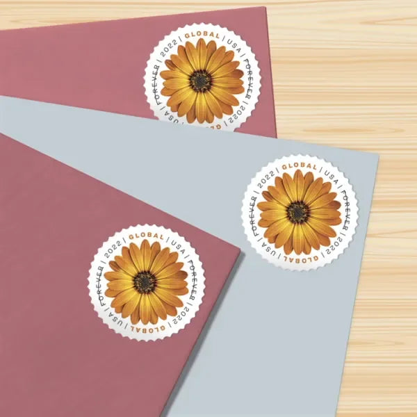 Global African Daisy Forever Stamps 2022
