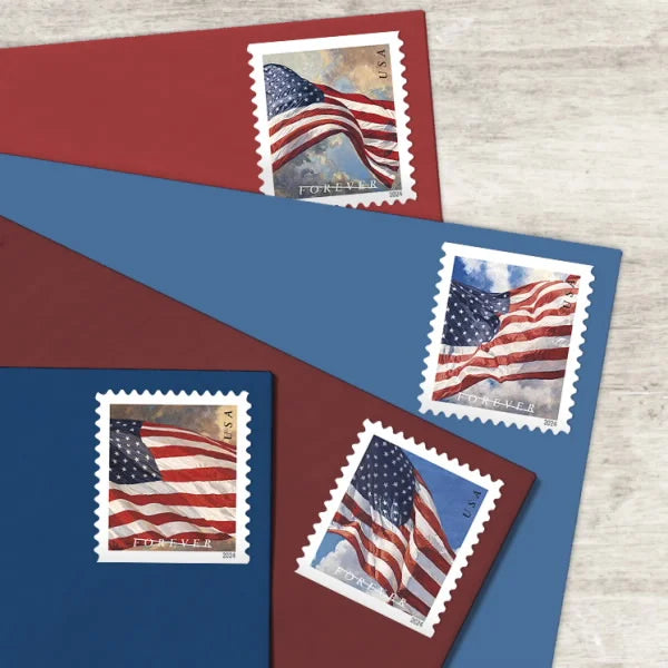 2024 U.S. Flag Forever Stamps Collection