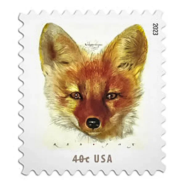Red Fox Forever Stamps 2023