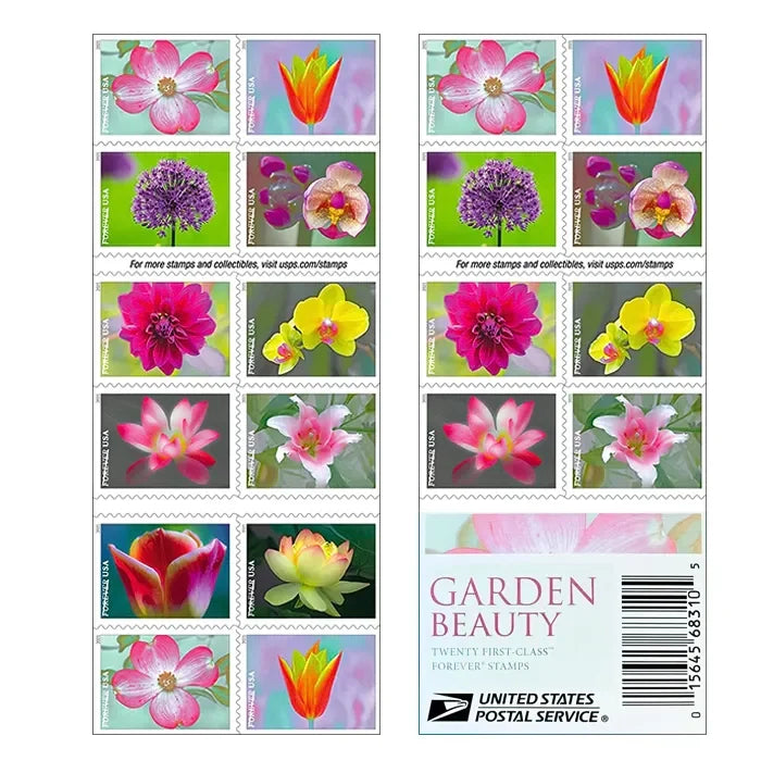 Garden Beauty Forever Stamps 2021