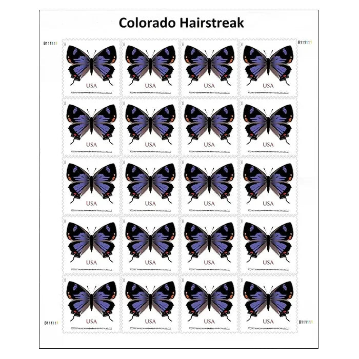 Colorado Hairstreak Stamps 2021