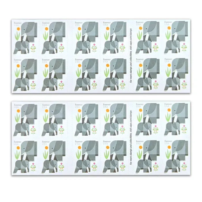 Elephants stamps 2022
