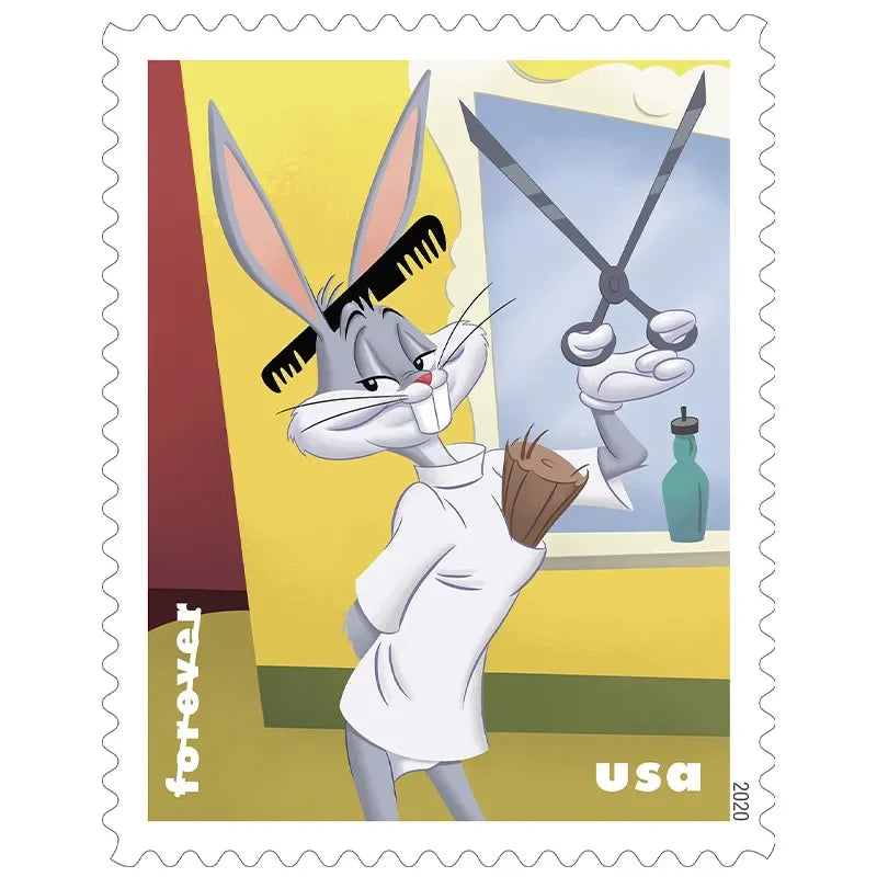 Bugs Bunny Forever Stamps 2020&Disney Villains Forever Stamps 2017 1