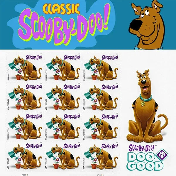 Scooby-Doo Forever Stamps 2018