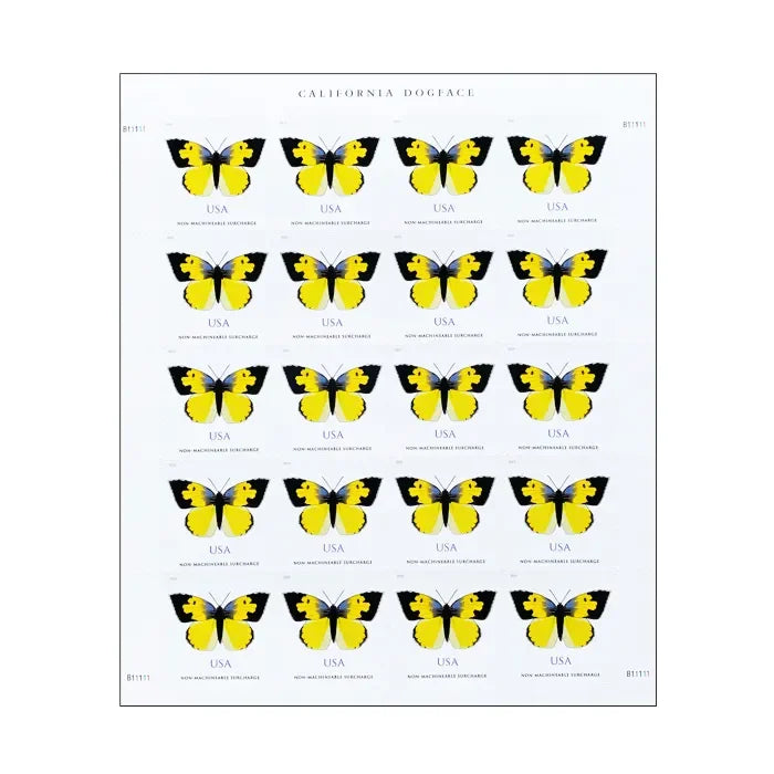 California Dogface Butterfly Stamp 2019 1
