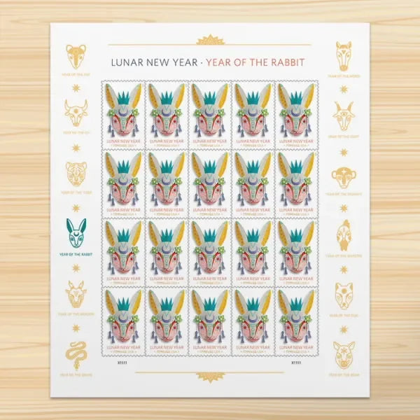 Year of the Rabbit Forever Stamps 2023