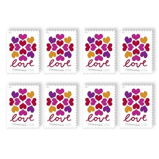 Hearts Blossom Forever Stamps 2019