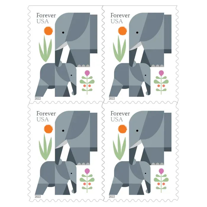 Elephants stamps 2022