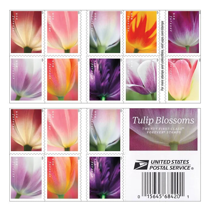 Tulip Blossoms Stamps 2023