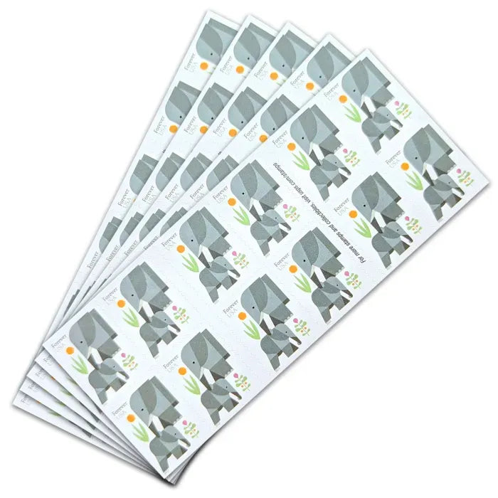 Elephants stamps 2022