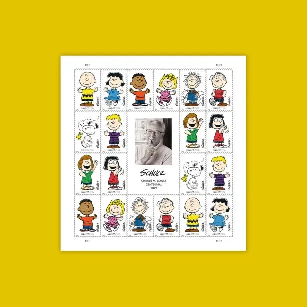 Charles M. Schulz Stamps 2022