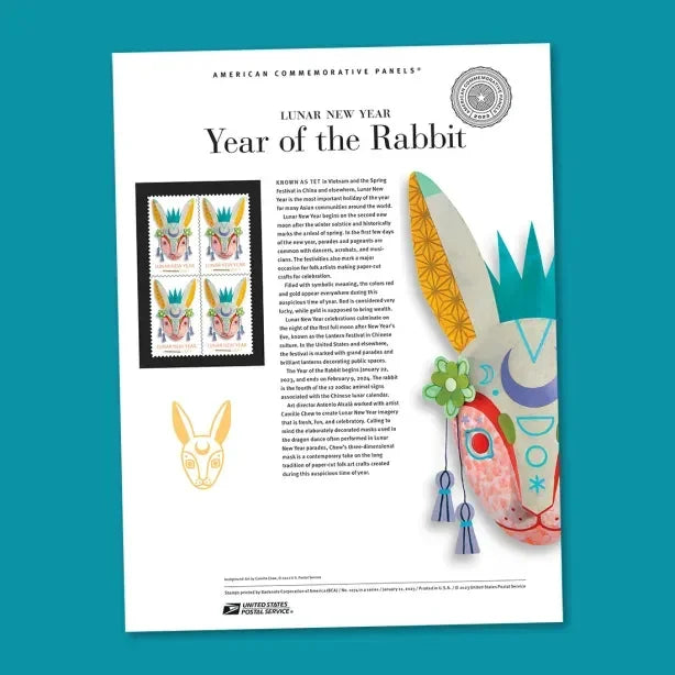 Year of the Rabbit Forever Stamps 2023