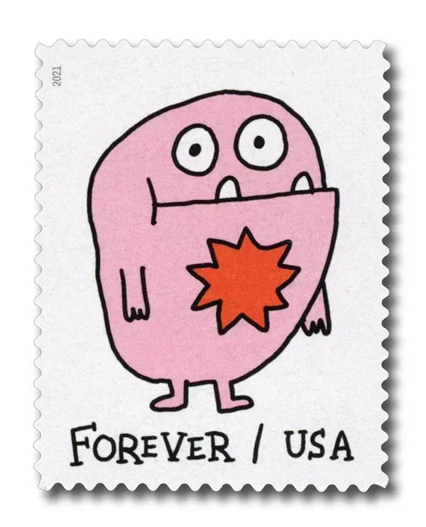 Message Monsters Forever Stamps 2021