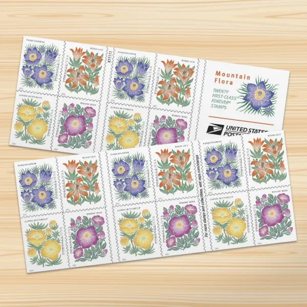 Mountain Flora Forever Stamps 2022