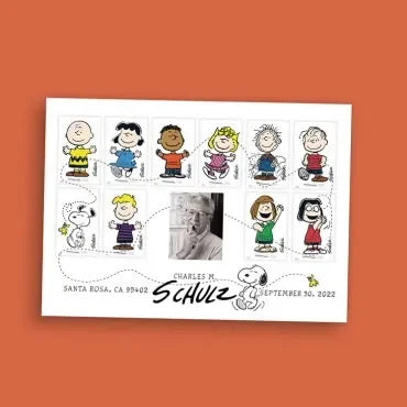 Charles M. Schulz Stamps 2022