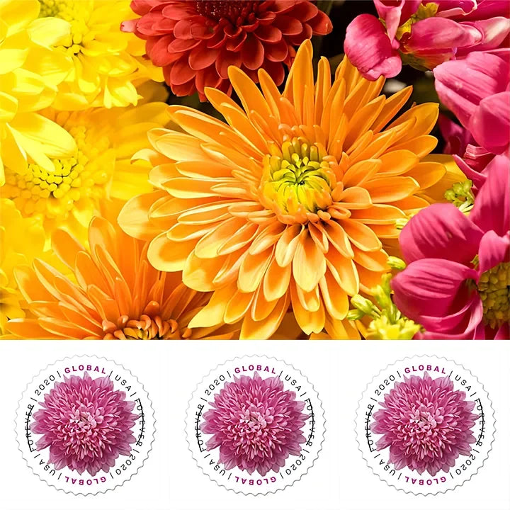 2020 Global Chrysanthemum Forever Stamps