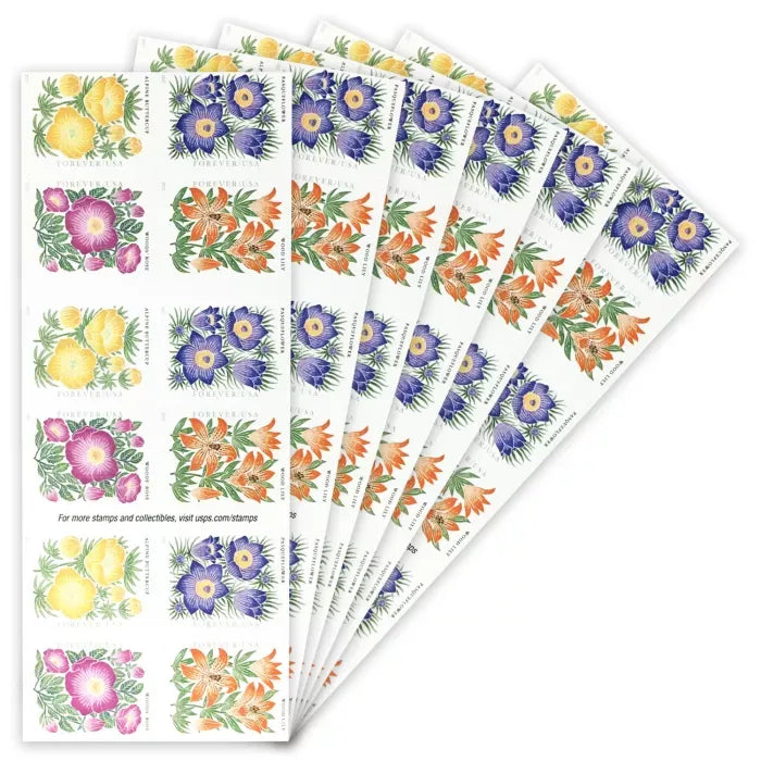 Mountain Flora Forever Stamps 2022