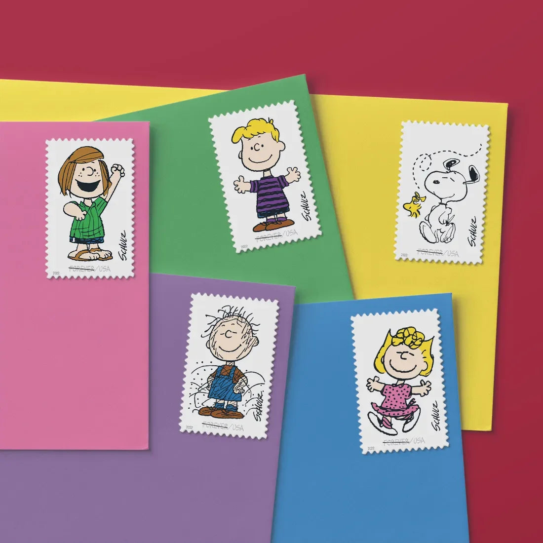 Charles M. Schulz Stamps 2022