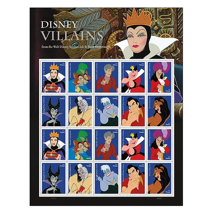 Bugs Bunny Forever Stamps 2020&Disney Villains Forever Stamps 2017 1