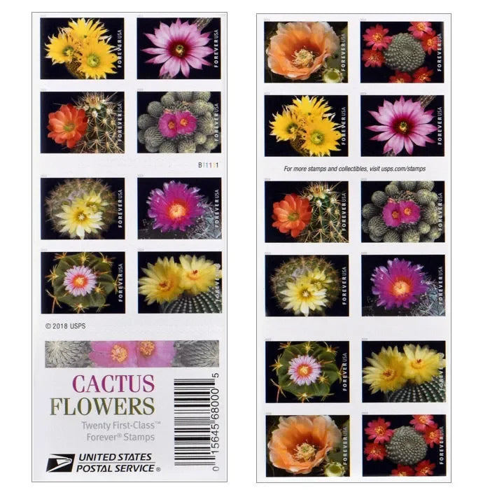 Cactus Flowers Forever Stamps 2019 1