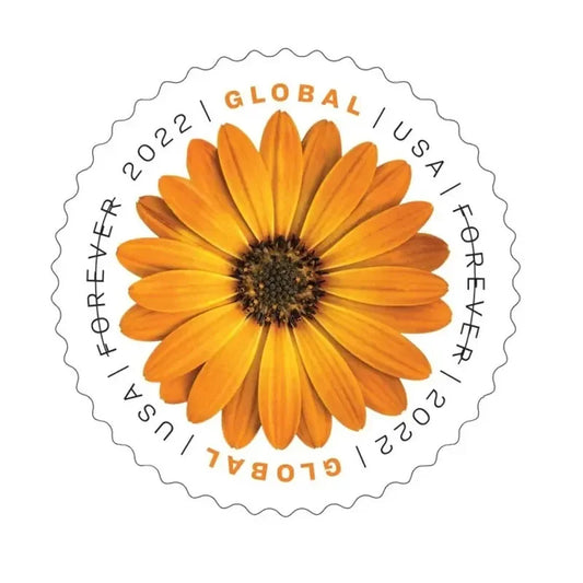 Global African Daisy Forever Stamps 2022