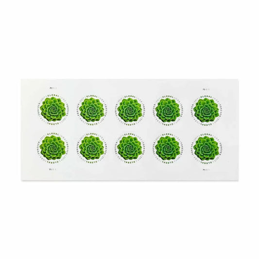 2017 Global Green Succulents Forever Stamps