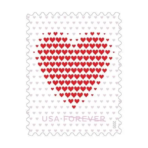Made of Hearts Forever Stamps 2020