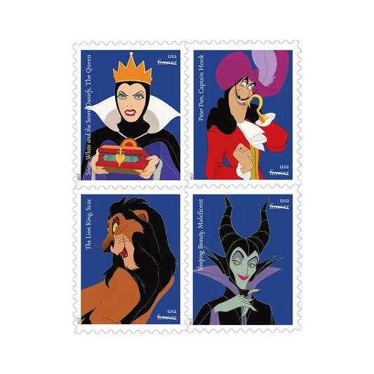 Disney Villains Forever Stamps 2017