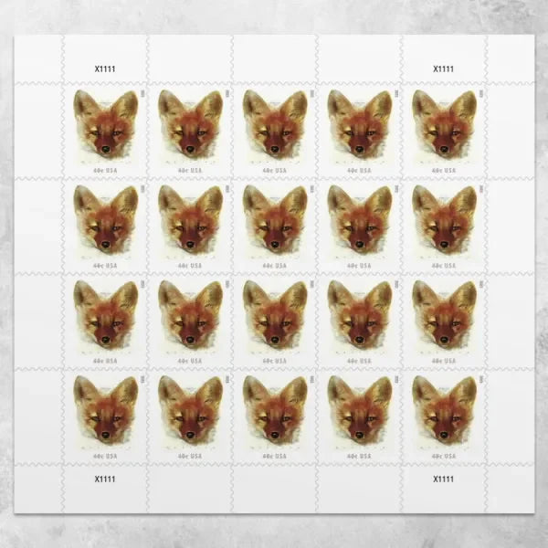 Red Fox Forever Stamps 2023