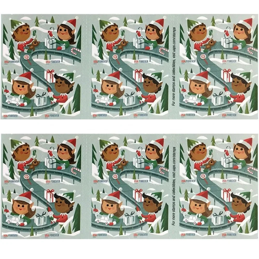 🎁[US Free Shipping]Holiday Elves 2022 - 5 Booklets / 100 Pcs