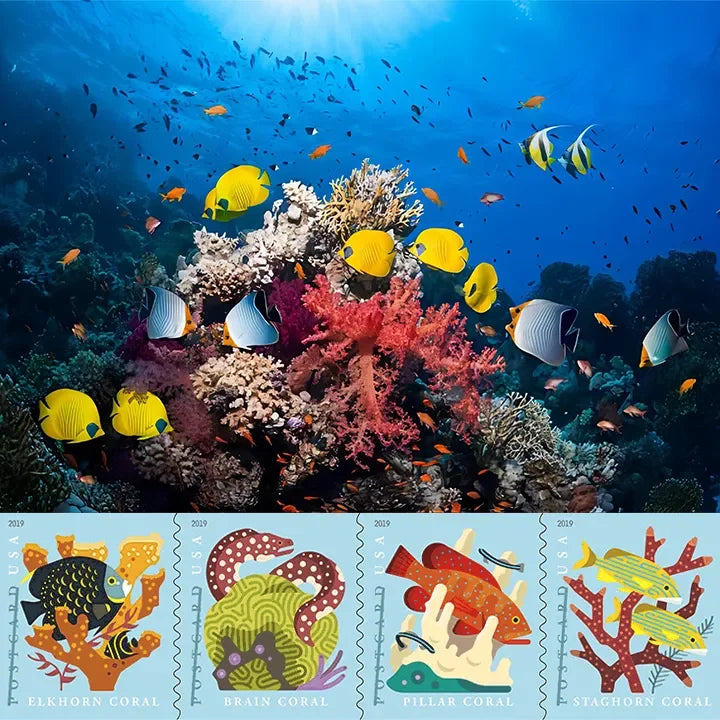 Coral Reefs Stamps 2019